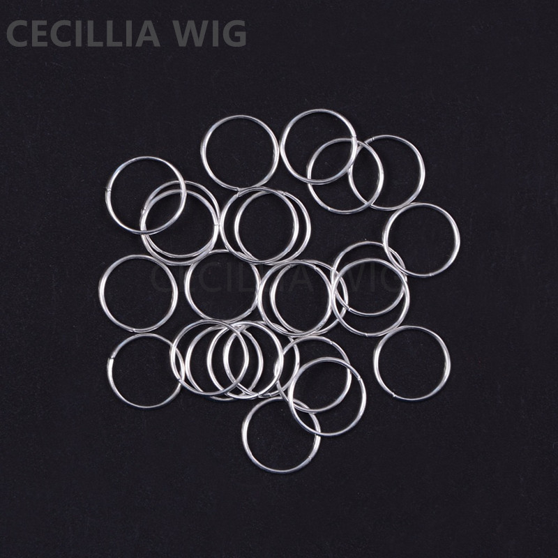 Peluca negra joyería anillo Africano Twist trenza de primavera trenza de tres hilos trenza hueca anillo de extensión de cabello trenza sucia anillo decorativo