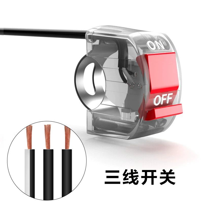 Скорость мотоцикл продукты мотоцикл фары обгон кнопка выключателя света электромобиль модифицированный цвет автомобиля прозрачный переключатель