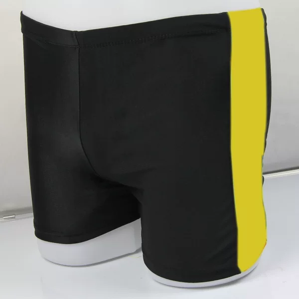 Teenage students training solid color swimming trunks men's conservative boxer sports swimming trunks in stock wholesale