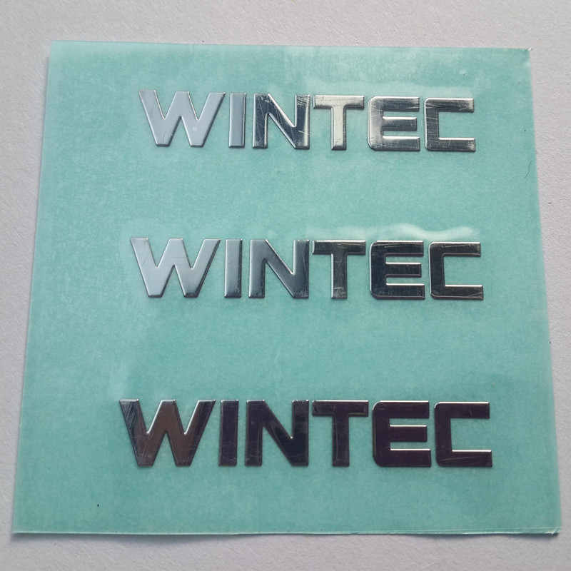 薄标分体字分体标全镍薄标电镀亮银色