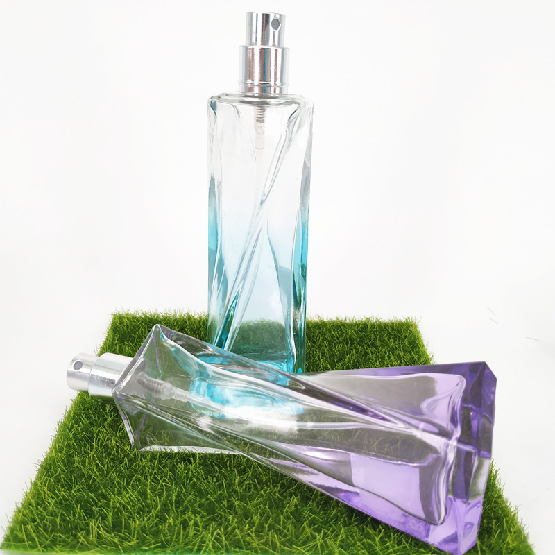 香水瓶50ml销彩色玻璃瓶50ml香水瓶卡口喷雾瓶
