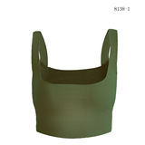 Спортивный цветной летний короткий бюстгальтер-топ, 2023, европейский стиль, эффект подтяжки