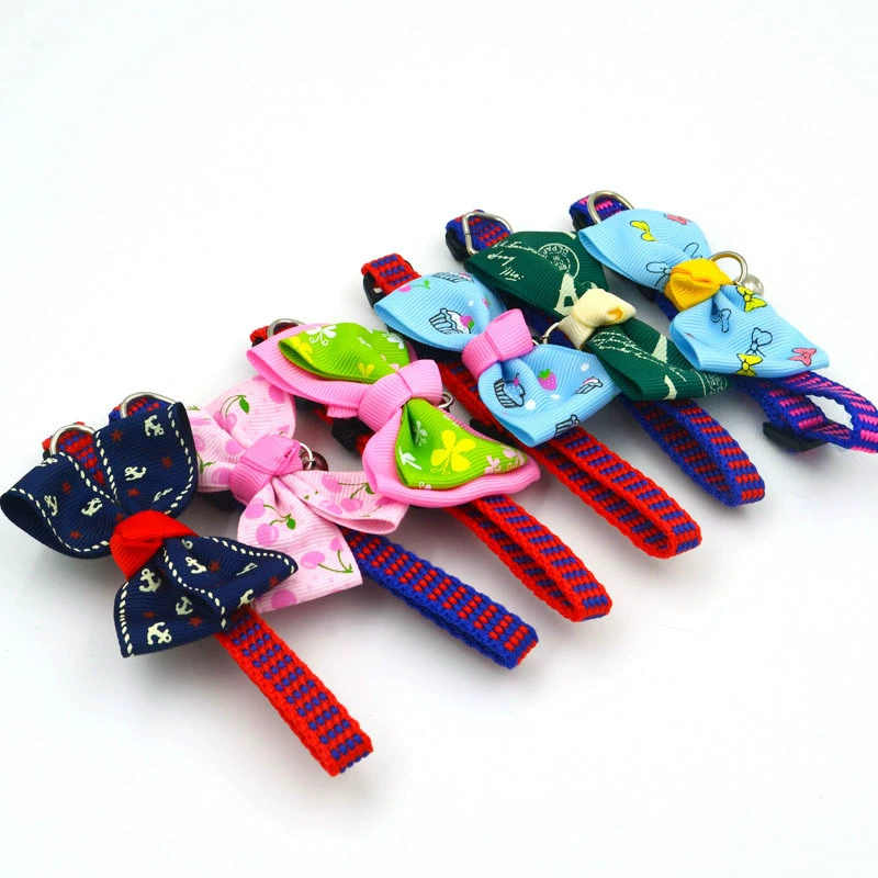 Домашнее животное лук воротник лук собака кошка галстук-бабочка висит Тедди Боми платье аксессуары