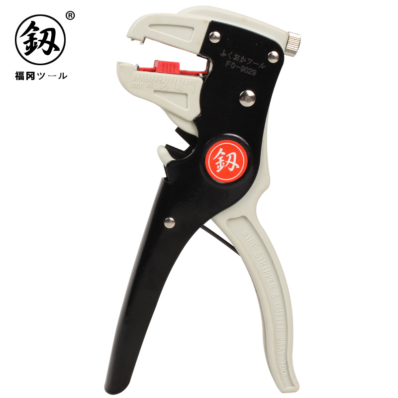供应福冈多功能鸭嘴式剥线钳全自动电工剥排线多股线剪电线