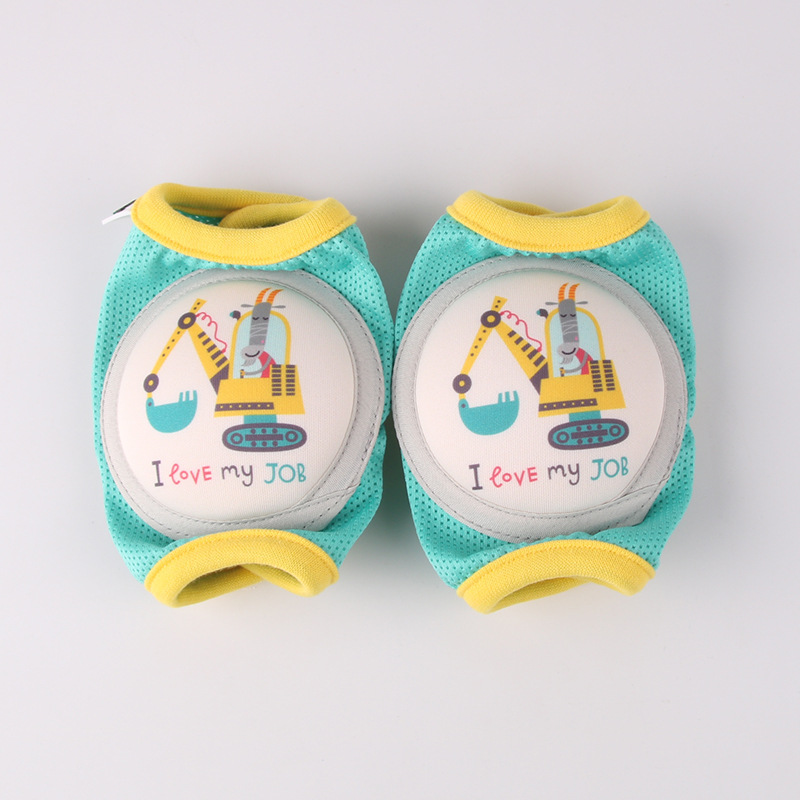 Nuevo cojín de la rodilla de los niños bebé infantil niño gateando anti-caída rodilla pad codo montar traje de protección