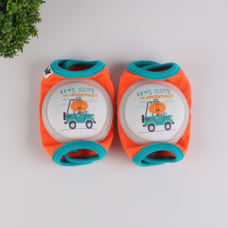 Nuevo cojín de la rodilla de los niños bebé infantil niño gateando anti-caída rodilla pad codo montar traje de protección