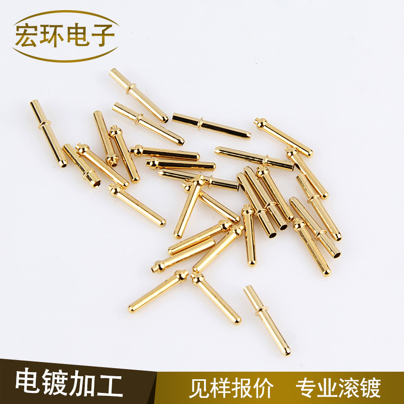 苏州电镀表面电镀加工 镀金处理零部件滚镀 零部件不锈钢多规格