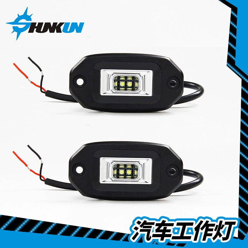 Заводская прямая продажа 20-ваттных светодиодных прожекторов, рабочих фар, встроенных фар для внедорожников, передних и задних бамперов, освещения для слепых зон.