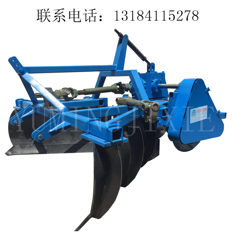 水田筑埂机四轮拖拉机后置田埂稻田起垄打梗机侧边清沟机