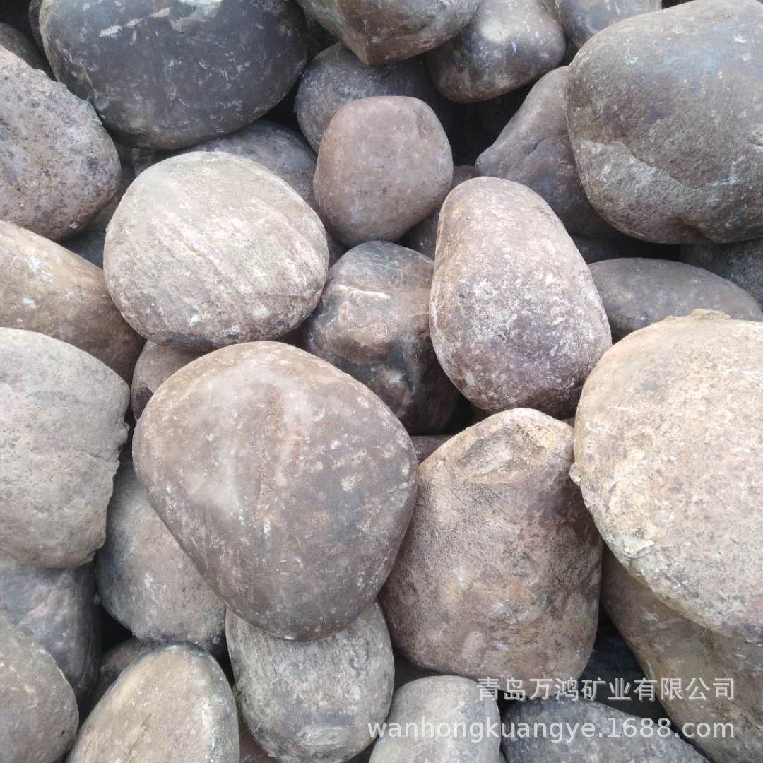 鹅卵石批发 山东黑色鹅卵石 变压器园林景观造景青灰石雨花石