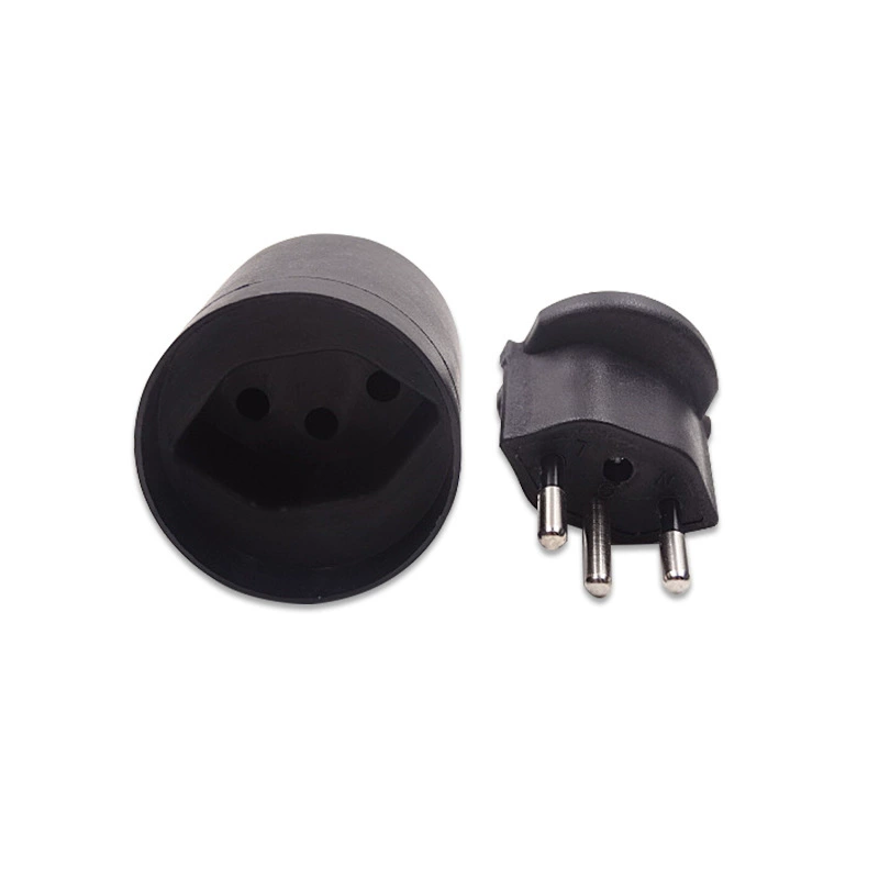 Swiss to French plug, German and French to Swiss power socket with sheath, Swiss to German converter