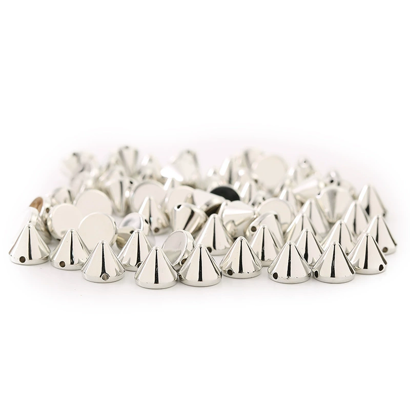 DIY заклепка чехол для телефона Материал одежда панк пуля CCB прямое отверстие браслет из бисера Имитация золота серебро пистолет черный