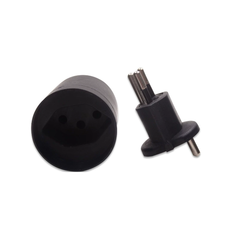 Swiss to French plug, German and French to Swiss power socket with sheath, Swiss to German converter