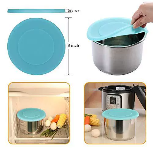 Подходит для Instant POT OmP скороварки рисоварки Silicone крышка уплотнение и сохранение крышка