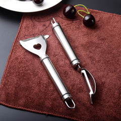 Stainless steel peeling knife, kitchen scraper, fruit peeling knife, multi-functional apple and potato peeler, household melon peeling knife