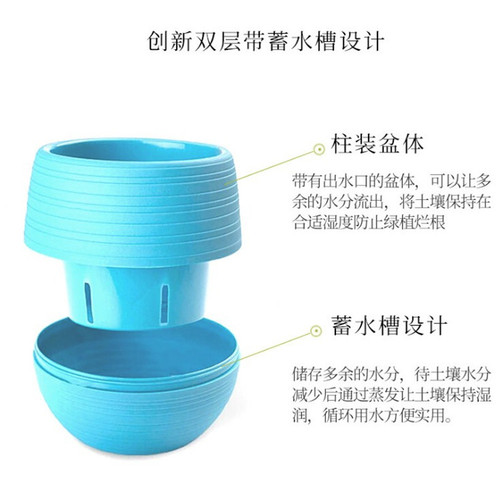 Succulent small flower pots, mini stone pill flower pots, rainbow pots, pp resin plastic lazy pots, factory direct sales