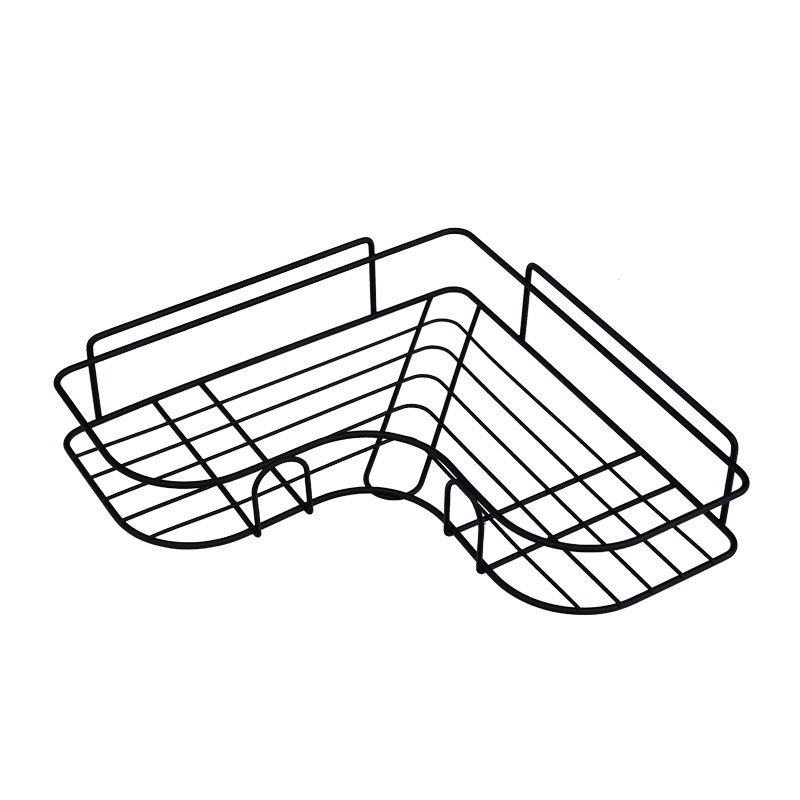 Estante de inodoro sin perforaciones esquina trípode lavado rack dormitorio almacenamiento artefacto inodoro baño estante de la pared