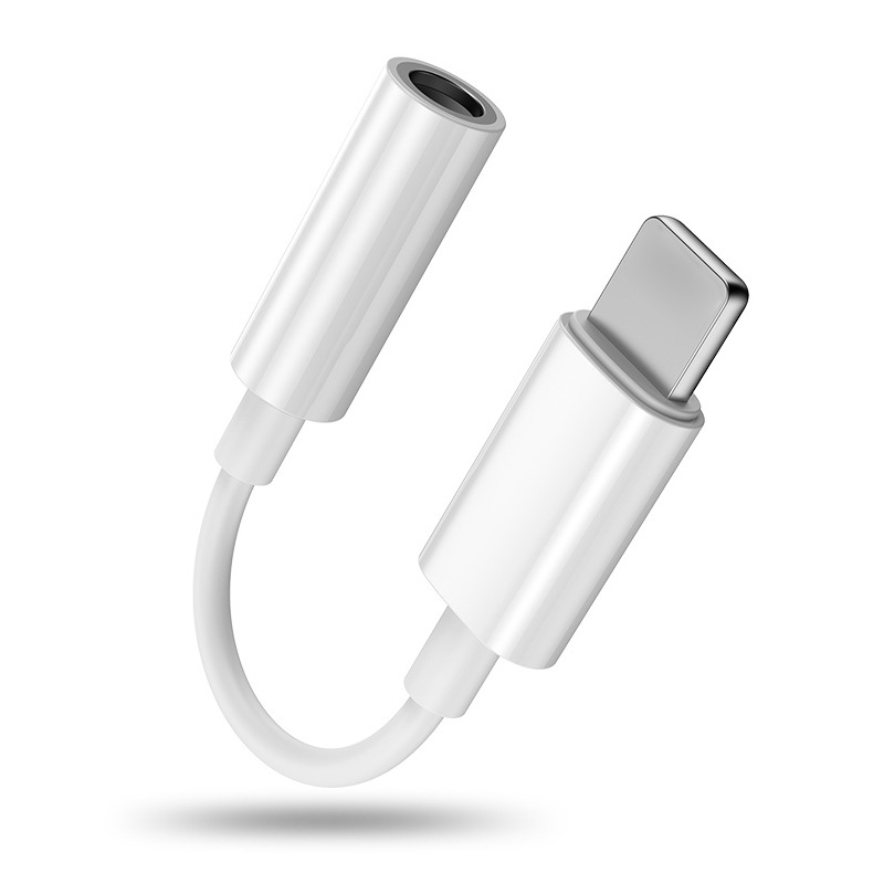 Aplicable a Apple adaptador de audio 3,5mm adaptador de auriculares iphone7 soporte de cable de audio ios13 versión
