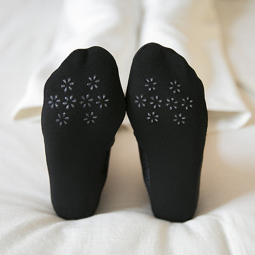Boat socks for women that don't fall off, summer non-slip cotton bottom women's thin invisible socks, summer lace shallow mouth women's socks wholesale