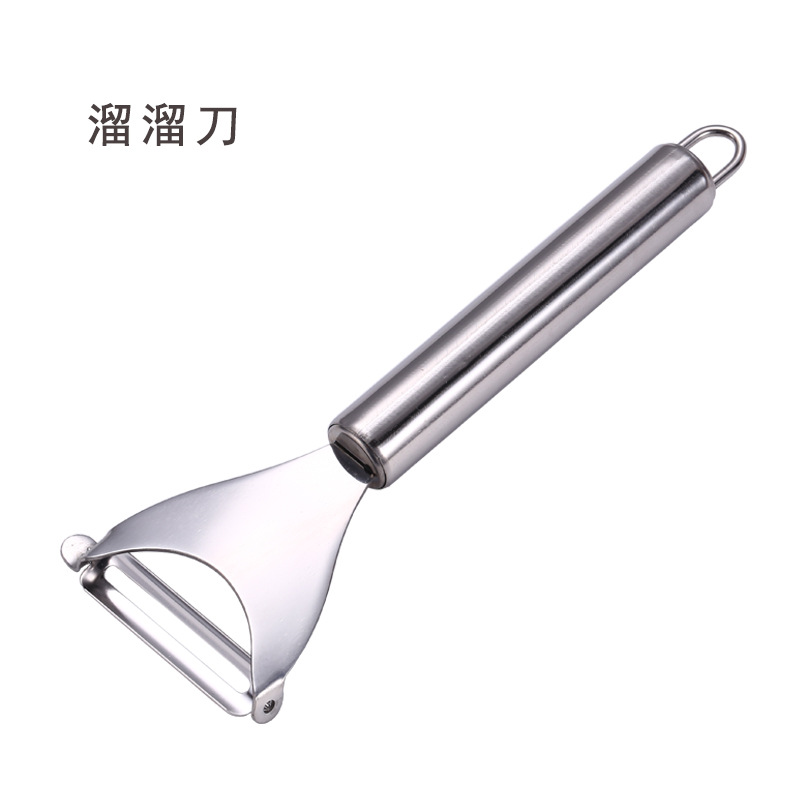 Suministros de cocina cuchillo de talla de acero inoxidable cuchillo de patata queso pala corer fruta dispositivo de excavación abrebotellas