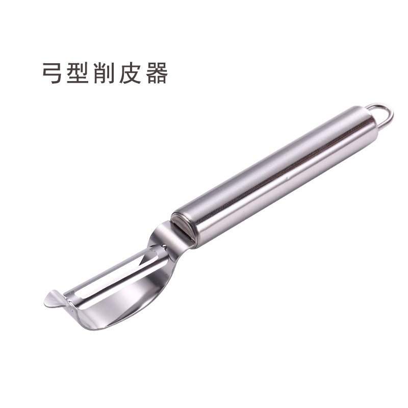 Suministros de cocina cuchillo de talla de acero inoxidable cuchillo de patata queso pala corer fruta dispositivo de excavación abrebotellas