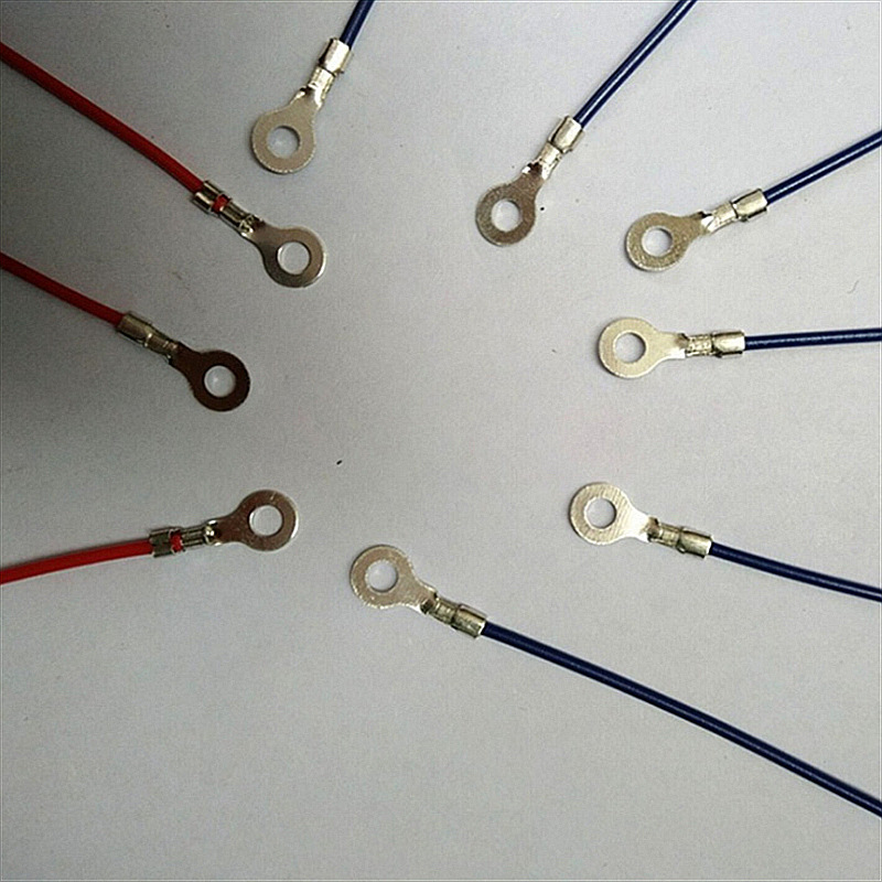 加工生产厂优质环保内孔2.5mm圆型端子线PVC加强型接地环线太阳圈