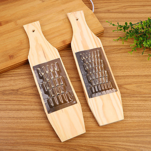 C14# pure copper wooden board vegetable cutter old-fashioned wooden potato radish grater wooden repair wood puller vegetable harvesting wholesale