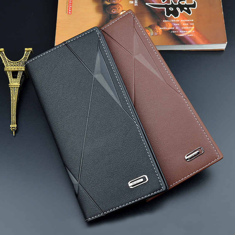 New Men's Wallet, Men's Long Wallet, Young Men's Thin Soft Wallet, Multiple Card Slots, Large Capacity, Fashionable Suit Bag