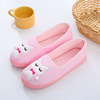 Comfortable footwear for pregnant, postpartum slippers, non-slip demi-season shoe bag indoor, soft sole