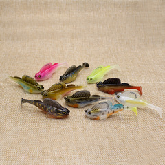 Jumping Fish Lure Bait Pack: Lead-Weighted Fish for Bottom Protection—Ideal for Mandarin Fish, Snakehead, Catfish, and Bass. Soft Lures for Sea & Freshwater Fishing