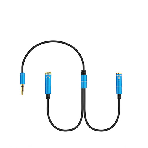 3.5mm耳机线笔记本电脑耳机麦克风二合一转接K歌直播音频延长线