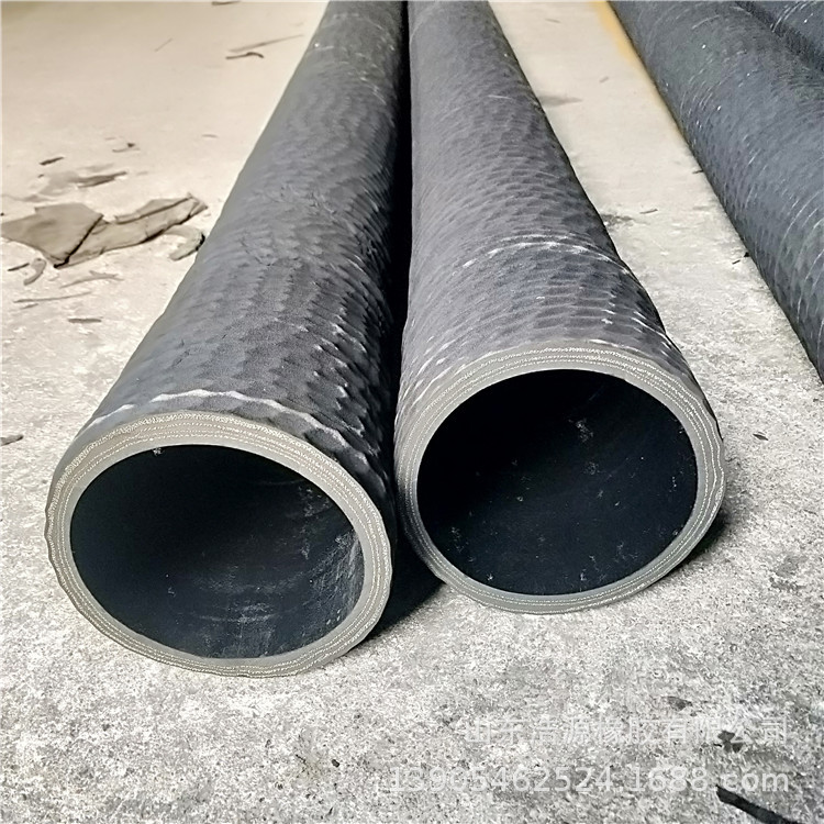 散装水泥罐车卸灰胶管 钢丝吸排沙水耐磨耐热优质橡胶管4寸100mm