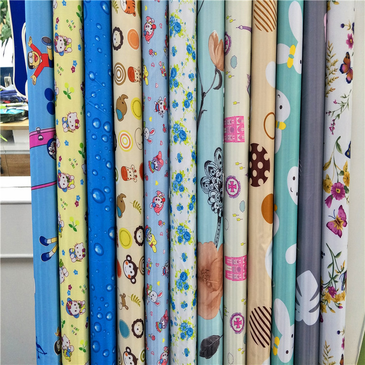 Spot 17*21 1*2 waterproof printed silver Oxford cloth washing machine cover cloth