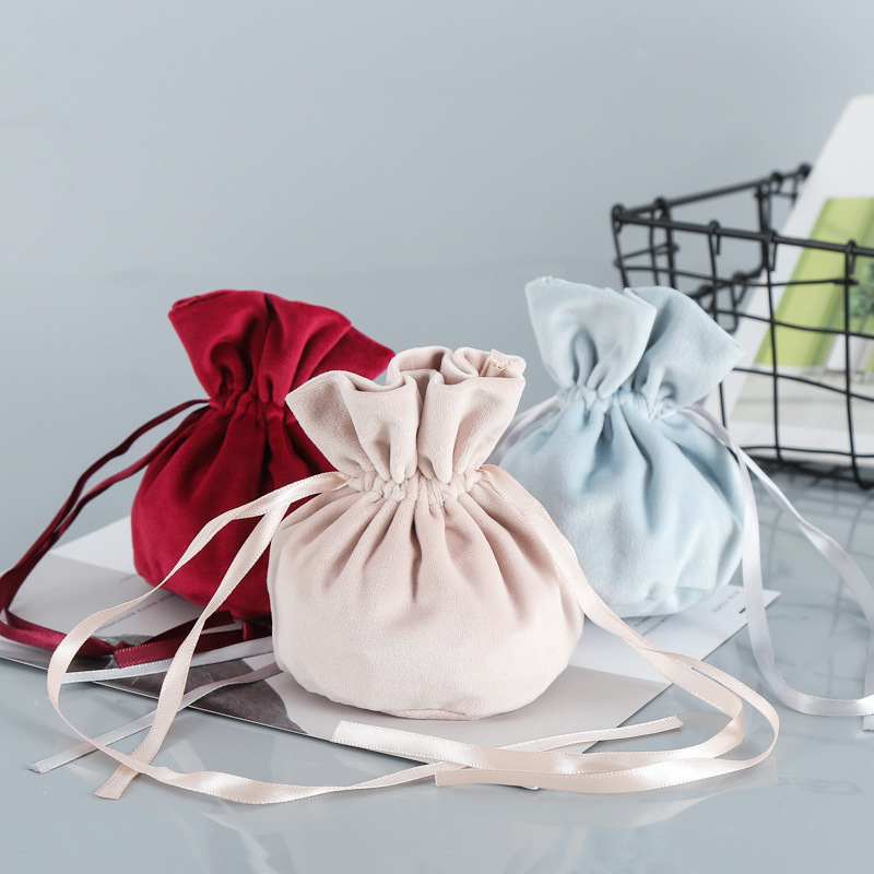 厂家定做帆布涤棉袋 棉布束口袋定做设计LOGO 喜糖首饰束口袋