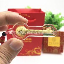 五福临门财富金钥匙晶美金吊坠 保险会销活动开门红随手礼礼品