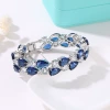 Platinum blue diamond 19cm