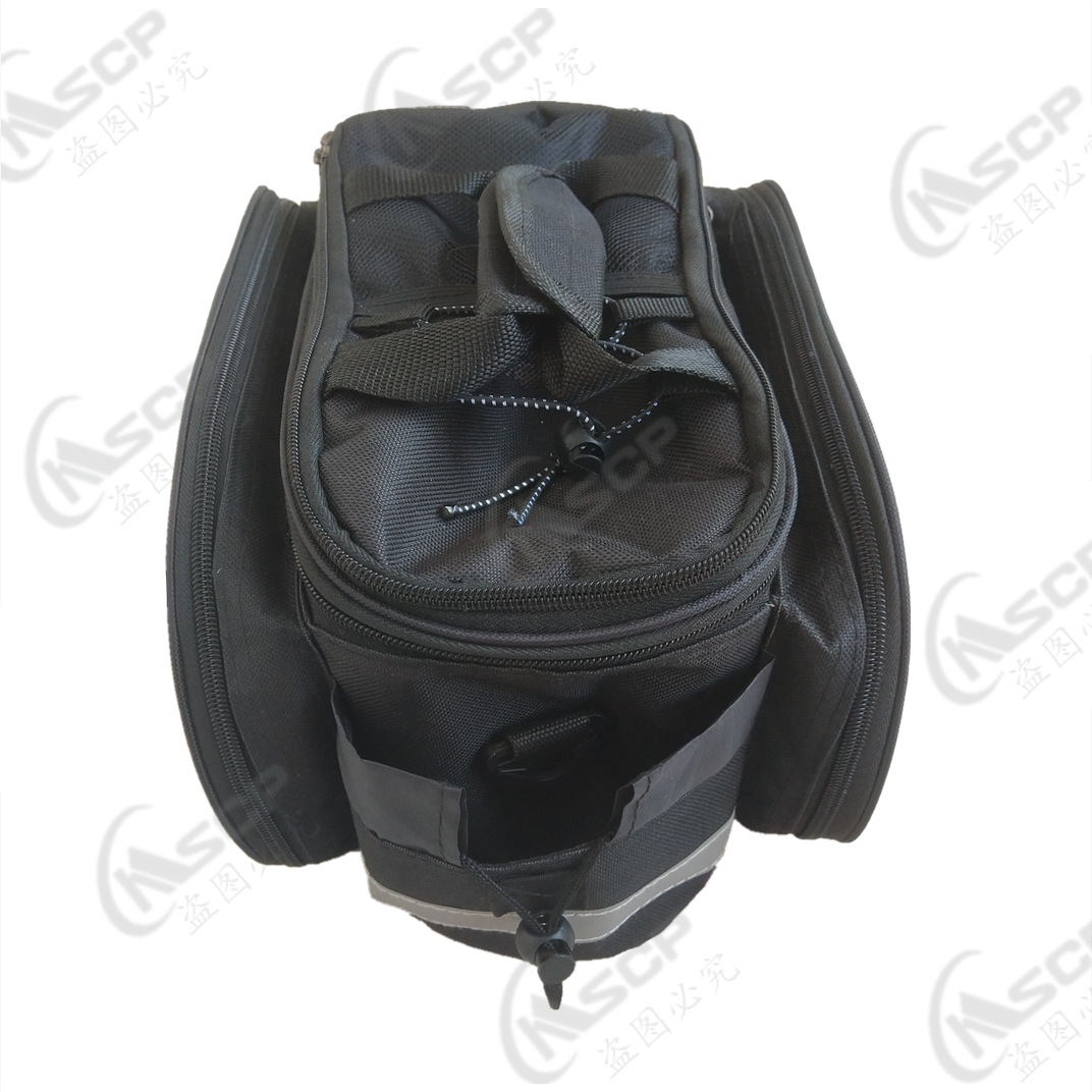 Bolsa de alforjas para bicicleta, bolsa de portaequipajes trasera para bicicleta de montaña, bolsa para portaequipajes trasero, bolsa para portaequipajes.