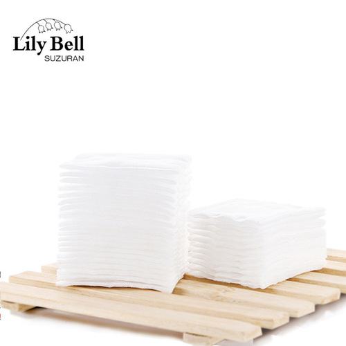 Lilibel cotton pads, 50 pieces, disposable makeup remover cotton face towels, skin-friendly cleansing wipes, travel wholesale