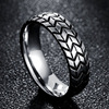 Three dimensional carved tires, ring suitable for men and women, accessory for beloved, wish, European style