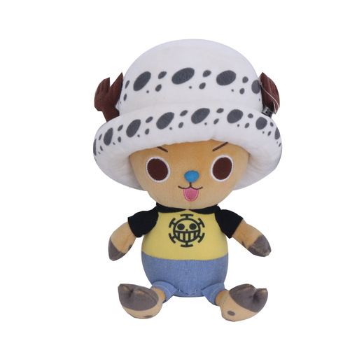 One Piece White Hat Chopper Doll Rag Doll One Piece Plush Toy Doll Birthday Gift for Boys and Girls