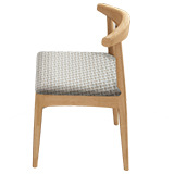 Silla nórdica de madera maciza con respaldo, silla de comedor, silla de entrenamiento para oficina, taburete para el hogar, silla de ocio para hotel, suave y cómoda.