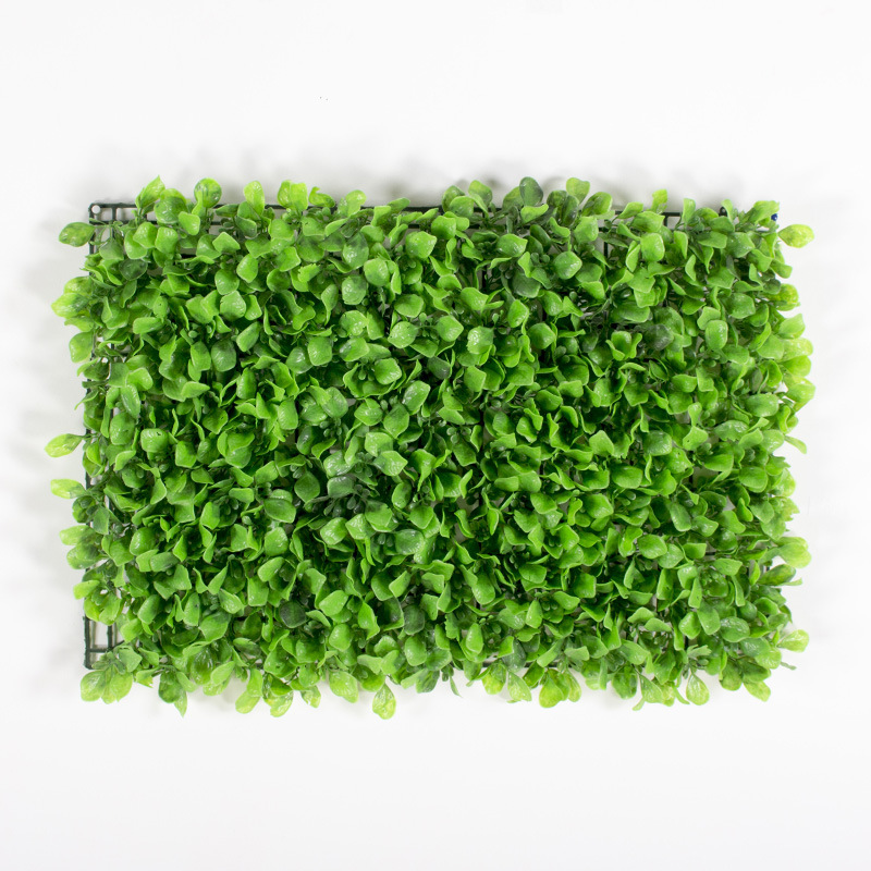 Pared de planta de simulación, pared de fondo de plástico, rocalla, planta verde encriptada, césped, tienda, decoración, pared de flores, venta directa de fábrica