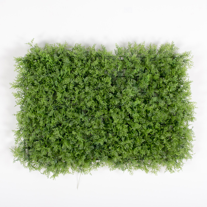 Pared de planta de simulación, pared de fondo de plástico, rocalla, planta verde encriptada, césped, tienda, decoración, pared de flores, venta directa de fábrica