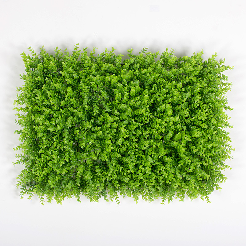 Pared de planta de simulación, pared de fondo de plástico, rocalla, planta verde encriptada, césped, tienda, decoración, pared de flores, venta directa de fábrica