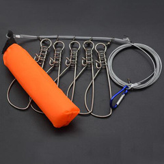 Stainless Steel Live Fish Clip, Float-Style Lure Fishing Lock Clip, Fish-Piercing Tool for Skewering & Stringing Fish, Fish-Holding Device, Fish-Control Lock, Fishing Gear Accessories