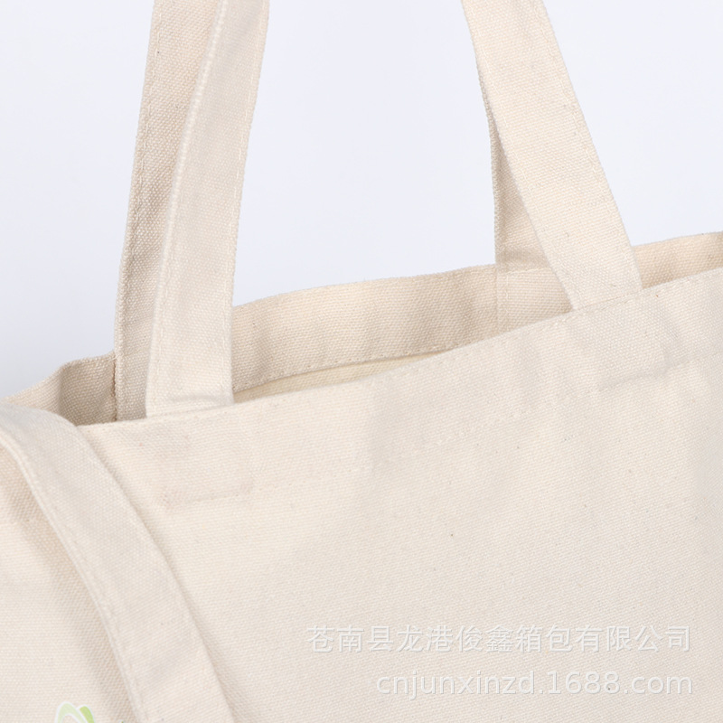 Comercio al por mayor y al por mayor vertical de gran capacidad Portátil Bolsa de lona estudiante hombro crossbody bolsa de algodón de almacenamiento de compras logotipo impreso