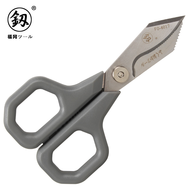 供应釰牌扩孔多用剪刀多功能剪子剪切剥线福冈工具