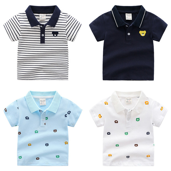 Summer cartoon children's short sleeve T-shirt for boys