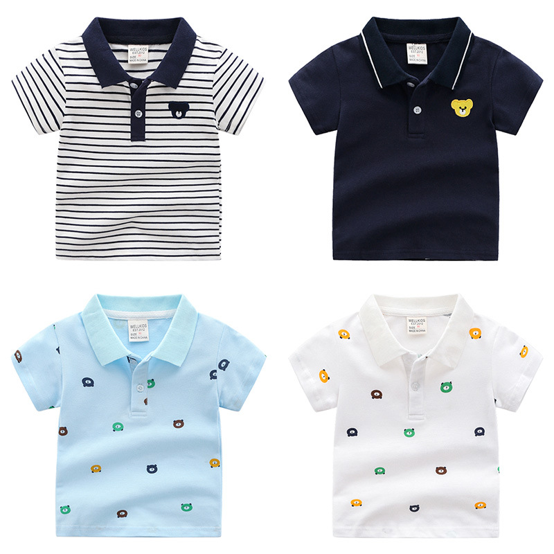 Summer cartoon children's short sleeve T-shirt for boys