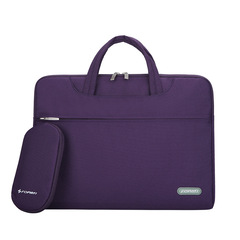 2018春季新款職業筆記本扣具箱包皮具尼龍糖果色手提包電腦包